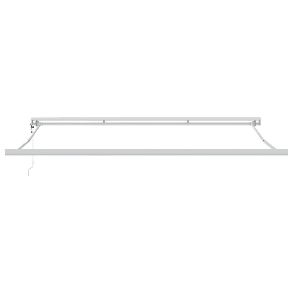 Produktbild för Utdragbar markis Ljusgrå 500 x 300 x 165 cm Tyg och Metall