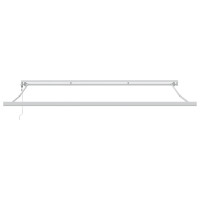 Produktbild för Utdragbar markis Ljusgrå 500 x 300 x 165 cm Tyg och Metall
