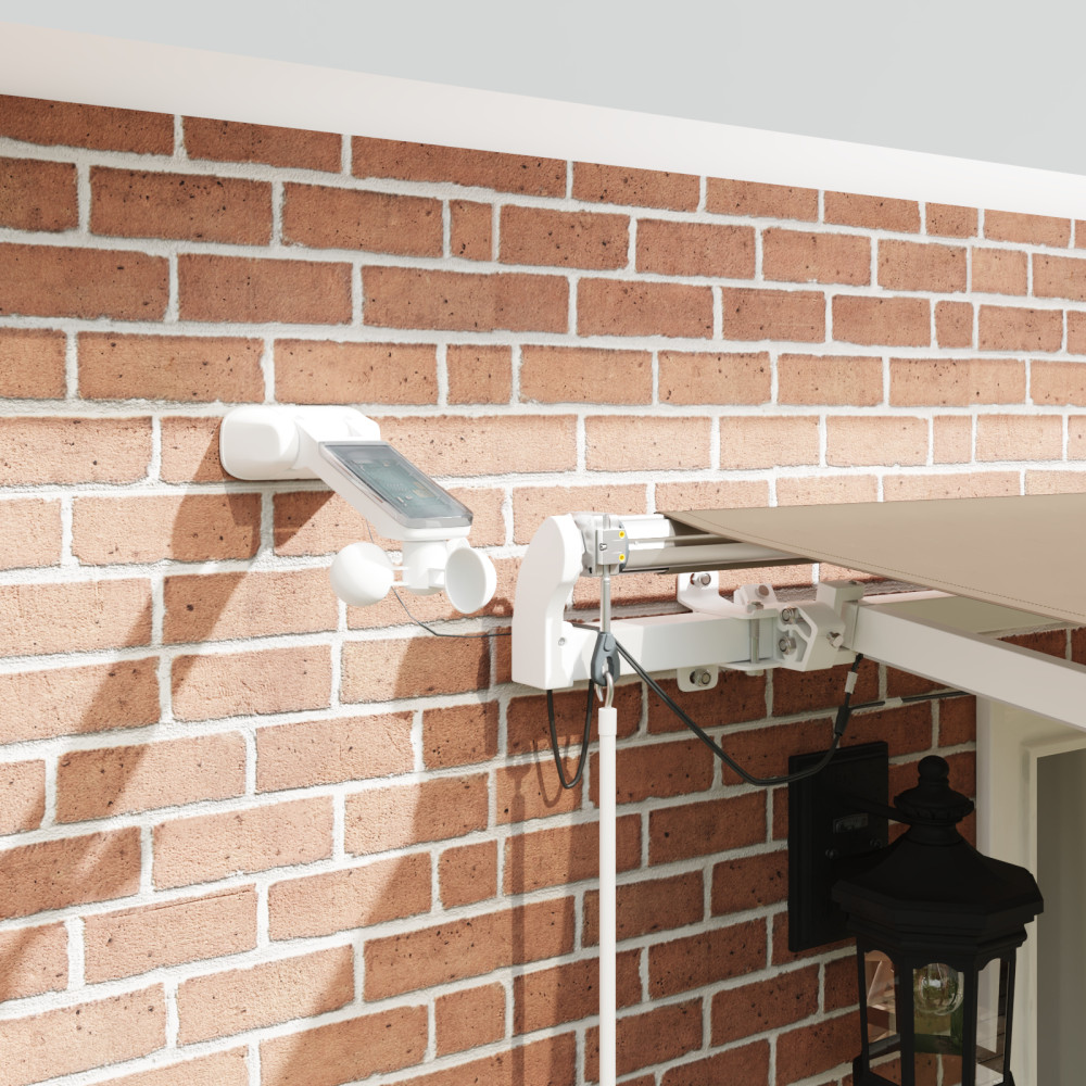 Produktbild för Utdragbar markis Beige 500 × 350 cm Polyester