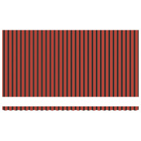 Produktbild för Utdragbar markis orange och brun 600 × 300 cm Polyester