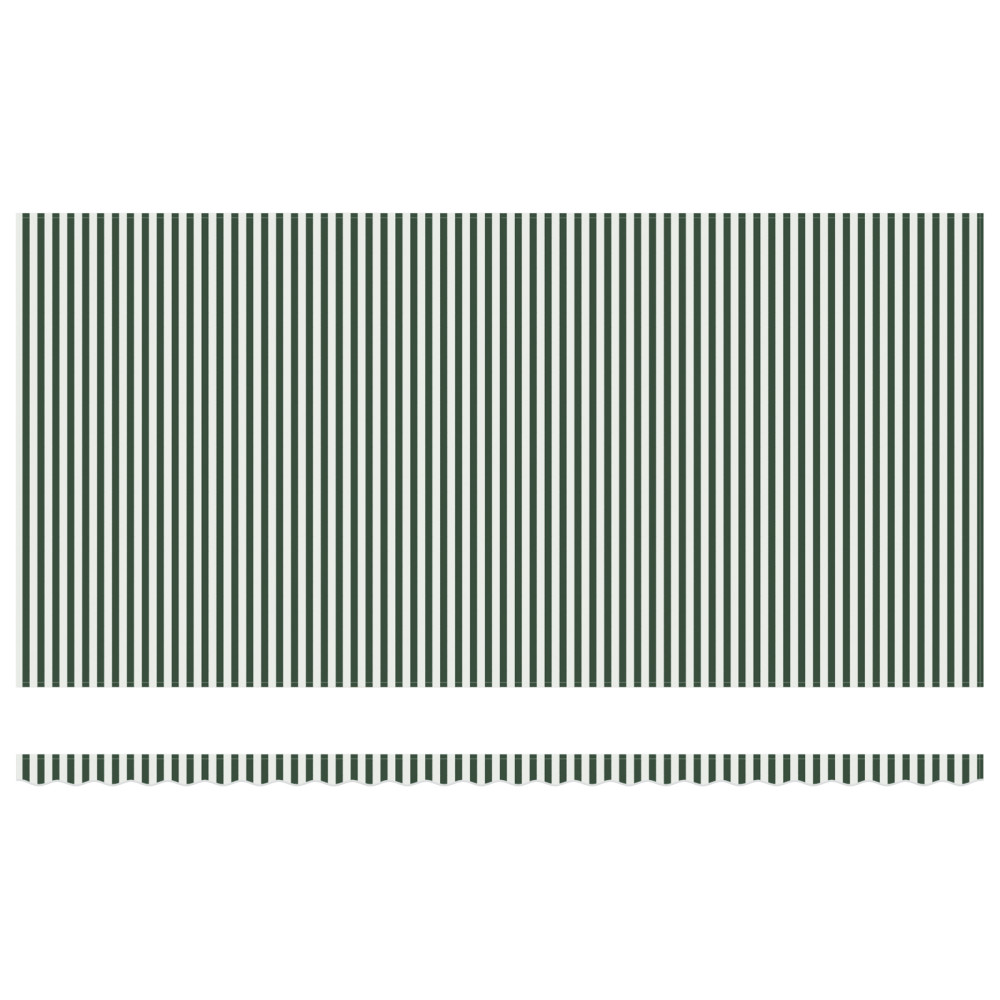 Produktbild för Utdragbar markis Grön och Vit 600 × 300 cm Polyester