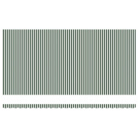 Produktbild för Utdragbar markis Grön och Vit 600 × 300 cm Polyester