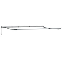 Produktbild för Utdragbar markis Grön och gul 600 × 350 cm