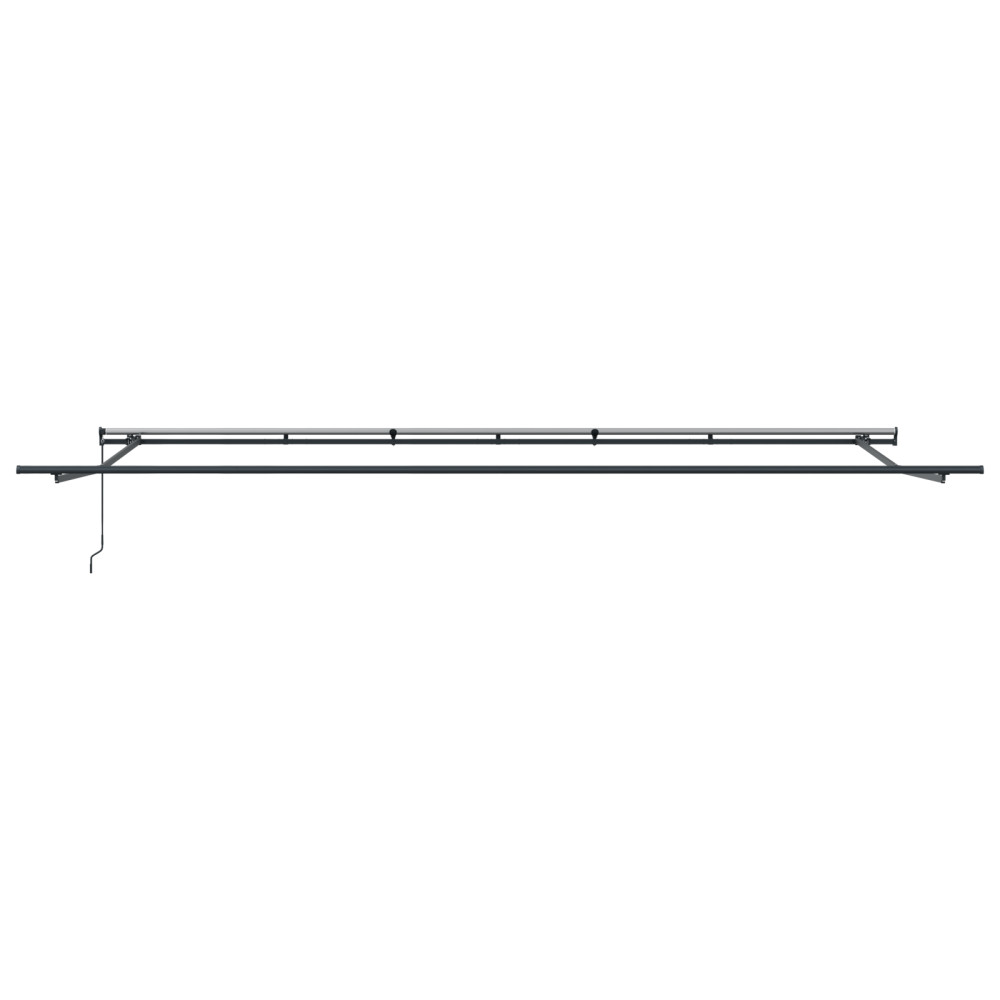 Produktbild för Utdragbar markis Grön och gul 600 × 350 cm
