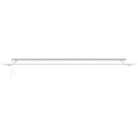 Produktbild för Utdragbar markis Grön och Vit 600 × 350 cm
