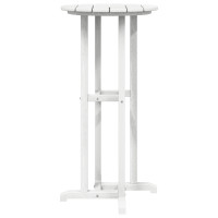 Produktbild för Trädgårds Bar Set 3 pcs Vit HDPE