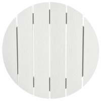 Produktbild för Trädgårds Bar Set 3 pcs Vit HDPE