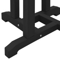 Produktbild för Trädgårds Bar Set 3 pcs Svart HDPE