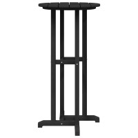 Produktbild för Trädgårds Bar Set 3 pcs Svart HDPE