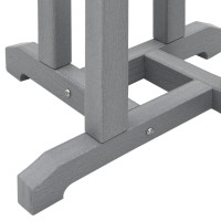 Produktbild för Trädgårds Bar Set 3 pcs Ljusgrå HDPE
