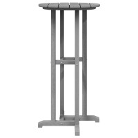 Produktbild för Trädgårds Bar Set 3 pcs Ljusgrå HDPE
