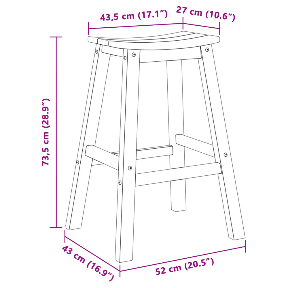 Produktbild för Trädgårds Bar Set 6 pcs Ljusgrå HDPE