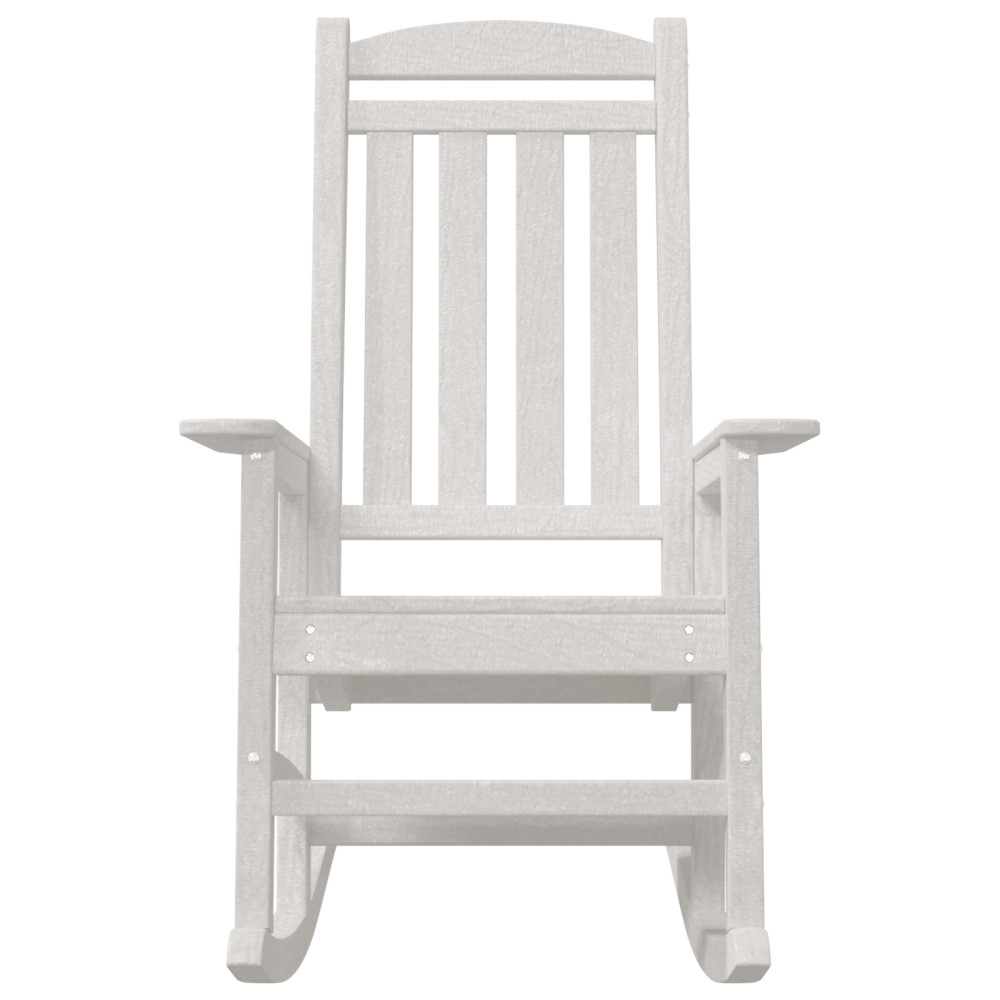 Produktbild för Gungstol 2 pcs Vit 92 x 70 x 108 cm polyeten