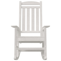 Produktbild för Gungstol 2 pcs Vit 92 x 70 x 108 cm polyeten