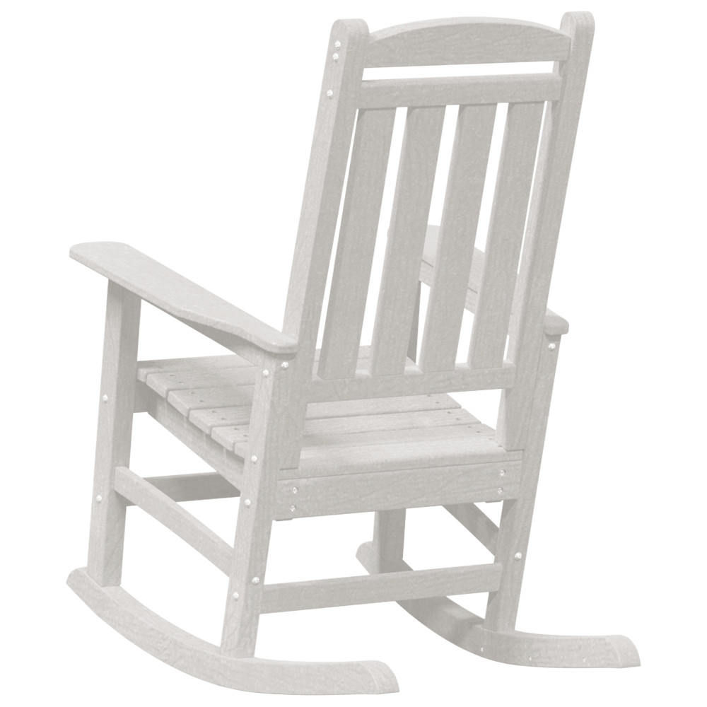 Produktbild för Gungstol 2 pcs Vit 92 x 70 x 108 cm polyeten