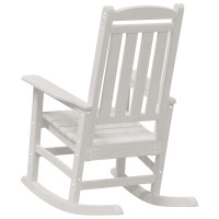 Produktbild för Gungstol 2 pcs Vit 92 x 70 x 108 cm polyeten