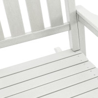 Produktbild för Gungstol 2 pcs Vit 92 x 70 x 108 cm polyeten