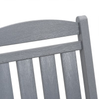 Produktbild för Gungstol 2 pcs Ljusgrå 92 x 70 x 108 cm polyeten