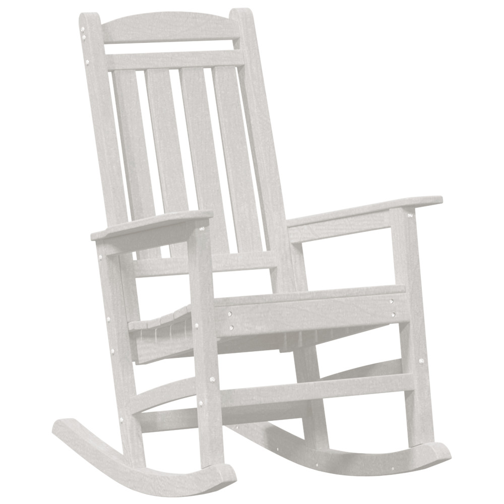 Produktbild för Gungstol 3 pcs Vit polyeten
