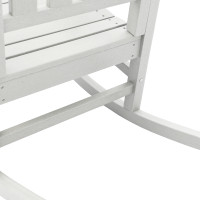 Produktbild för Gungstol 3 pcs Vit polyeten