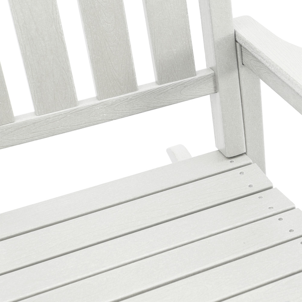 Produktbild för Gungstol 3 pcs Vit polyeten