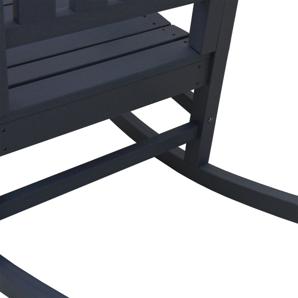 Produktbild för Gungstol 3 pcs Marinblå polyeten