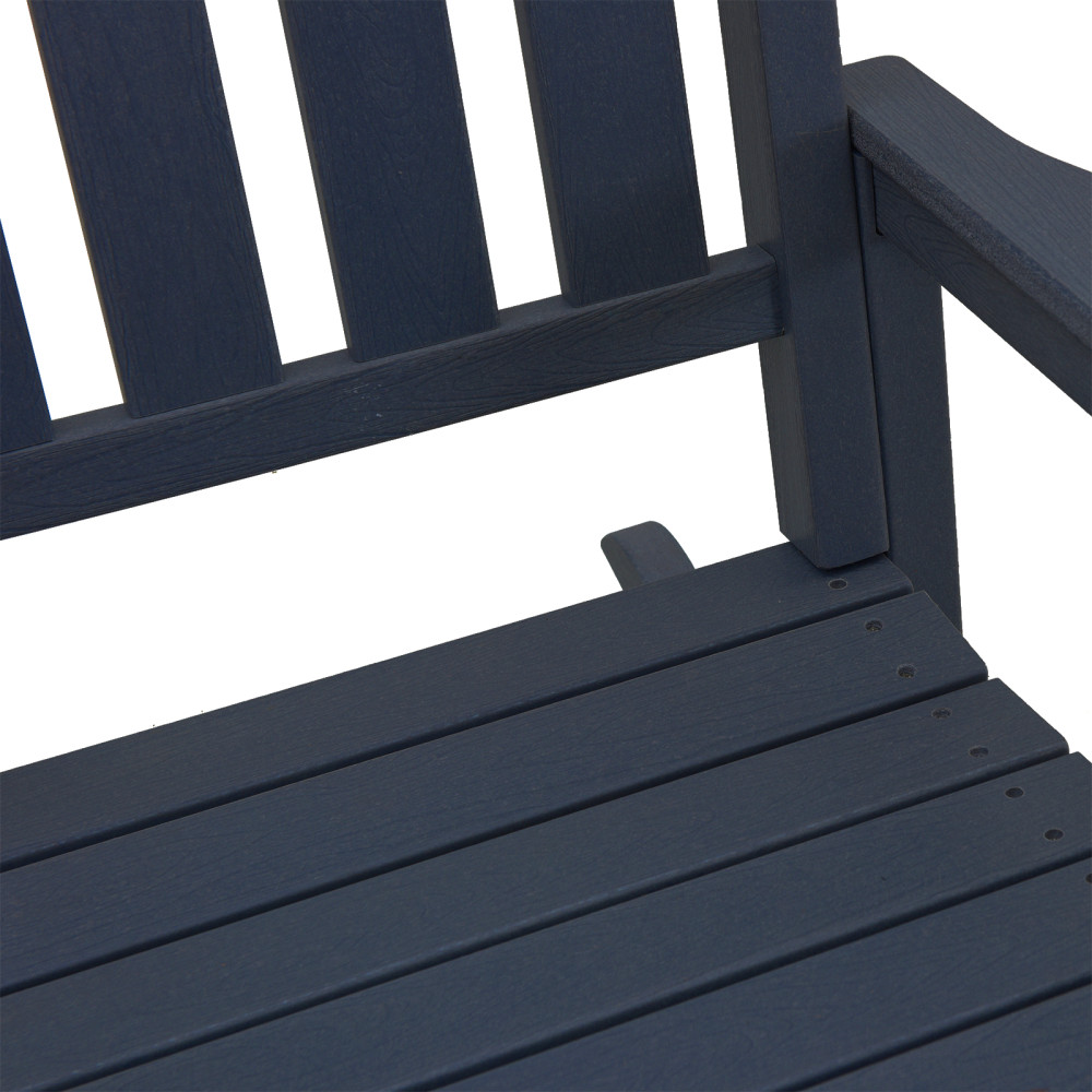 Produktbild för Gungstol 3 pcs Marinblå polyeten