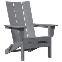 Produktbild för Trädgård Stol 2 pcs Ljusgrå 80,5 x 74,5 x 92 cm polyeten