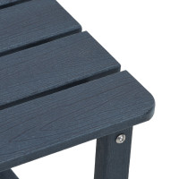 Produktbild för Trädgård Stol 3 pcs Marinblå 80,5 x 74,5 x 92 cm polyeten