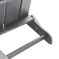 Produktbild för Trädgård Stol 3 pcs Ljusgrå 80,5 x 74,5 x 92 cm polyeten