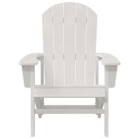 Produktbild för Trädgård Stol 2 pcs Vit 82 x 74 x 92 cm polyeten