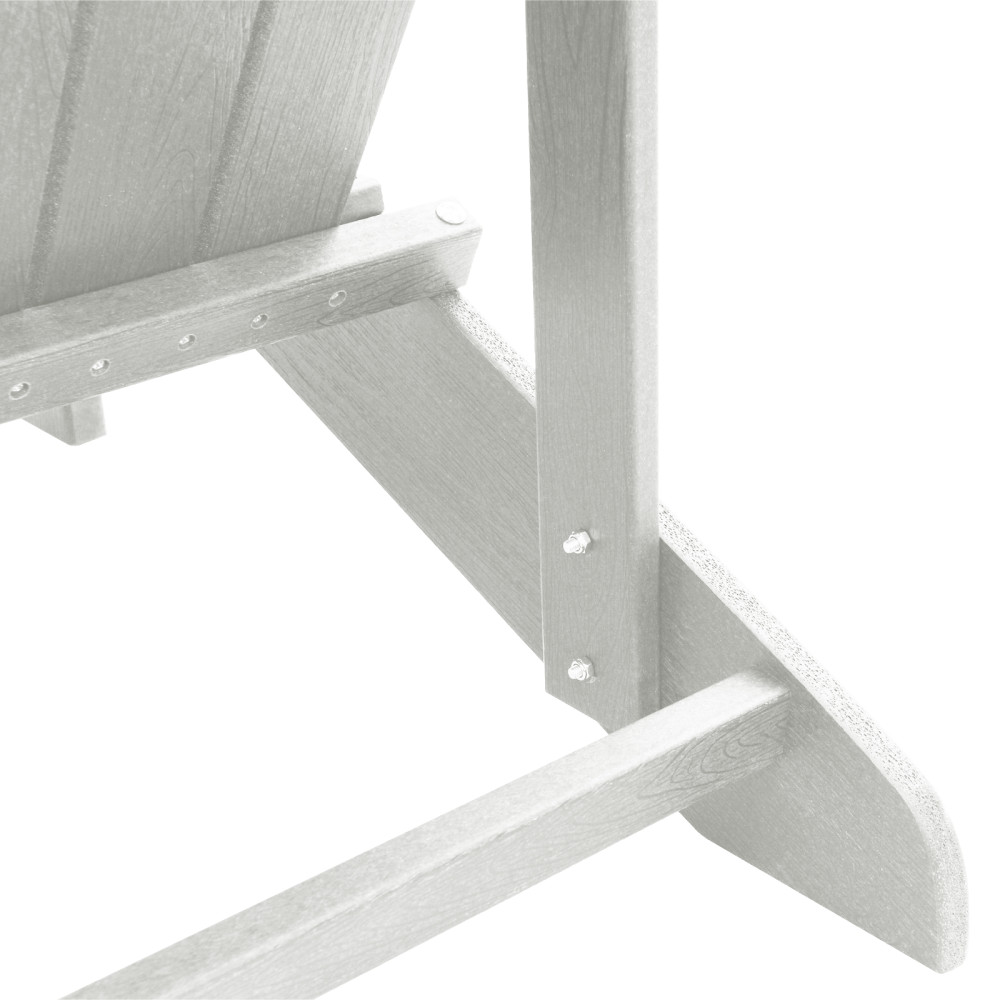 Produktbild för Trädgård Stol 2 pcs Vit 82 x 74 x 92 cm polyeten