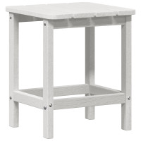 Produktbild för Trädgård Stol 3 pcs Vit polyeten