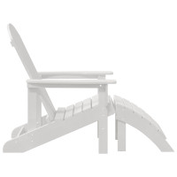 Produktbild för Trädgård Stol 2 pcs Vit 83 x 74 x 92 cm polyeten