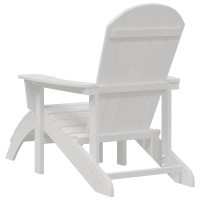 Produktbild för Trädgård Stol 2 pcs Vit 83 x 74 x 92 cm polyeten