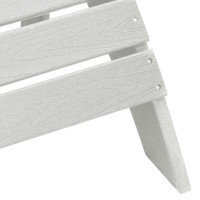 Produktbild för Trädgård Stol 2 pcs Vit 83 x 74 x 92 cm polyeten