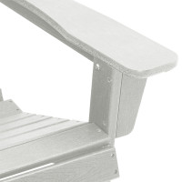 Produktbild för Trädgård Stol 2 pcs Vit 83 x 74 x 92 cm polyeten