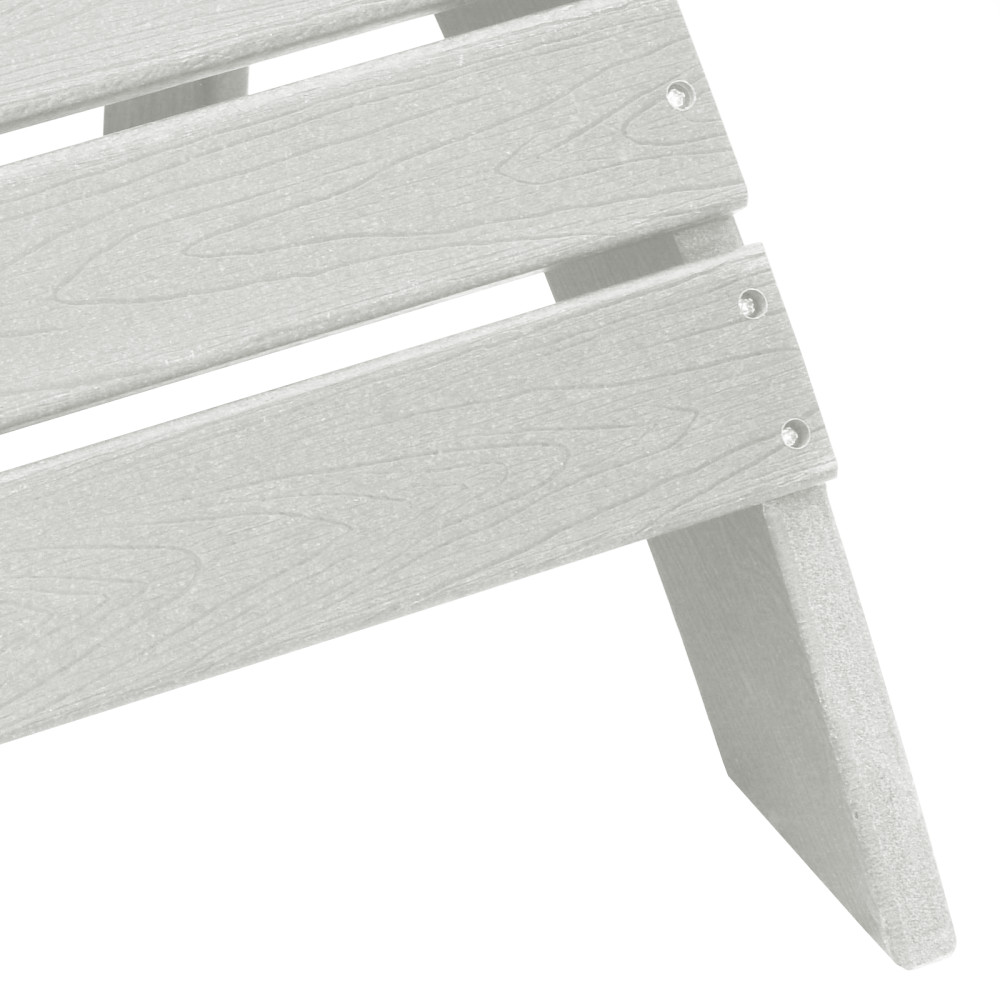 Produktbild för Trädgård Stol 3 pcs Vit polyeten