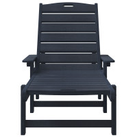 Produktbild för Solstol Reclining 2 pcs Marinblå 195,5 x 53 x 98,5 cm polyeten