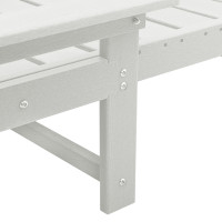 Produktbild för Solstol Reclining 3 pcs Vit polyeten