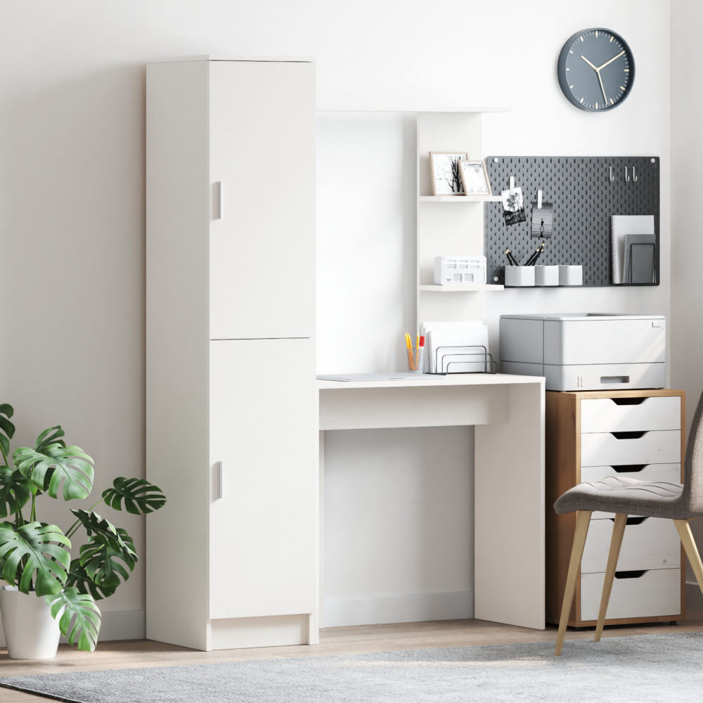 Produktbild för Skrivbord 2 pcs Vit