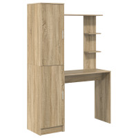 Produktbild för Skrivbord 2 pcs Sonoma-ek