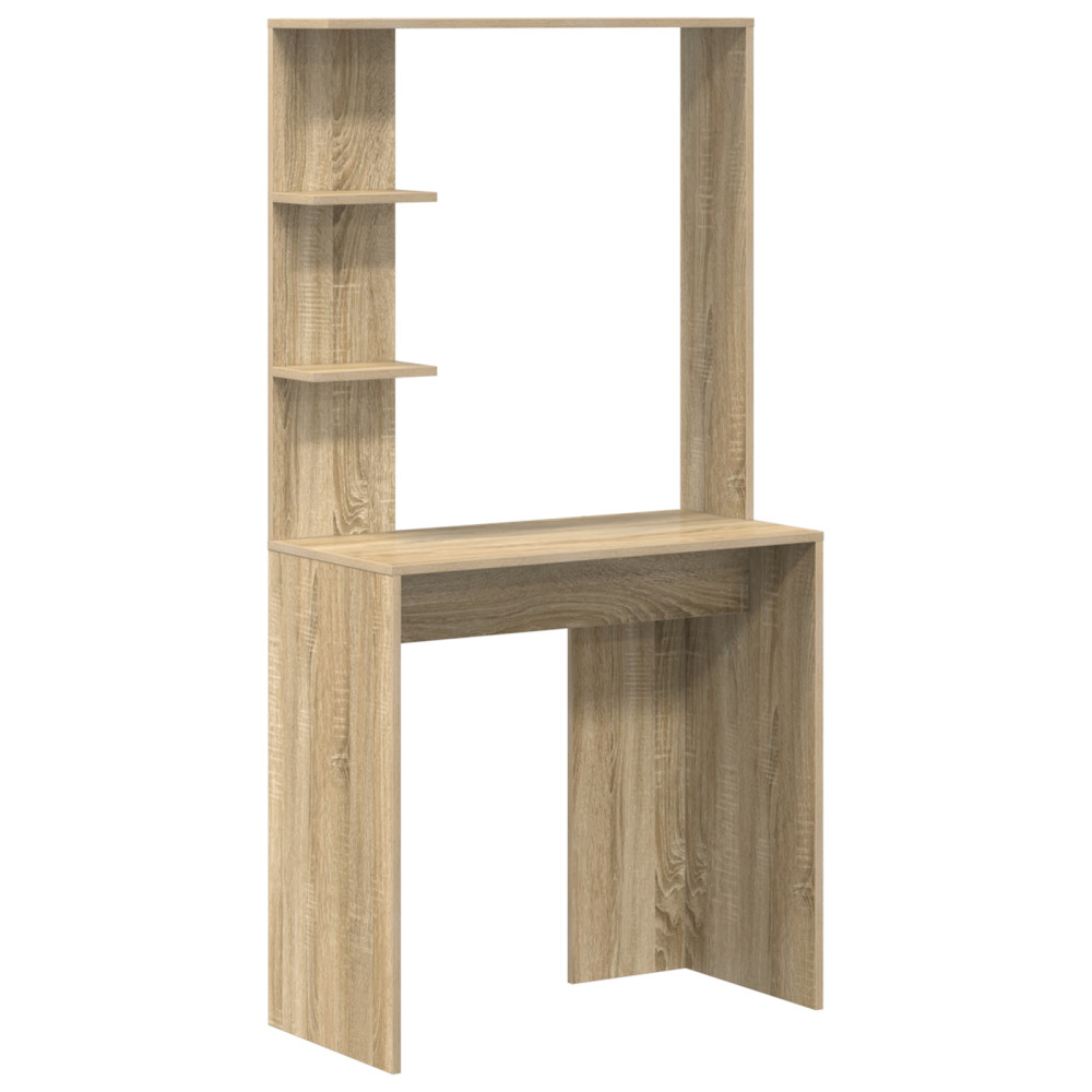 Produktbild för Skrivbord 2 pcs Sonoma-ek