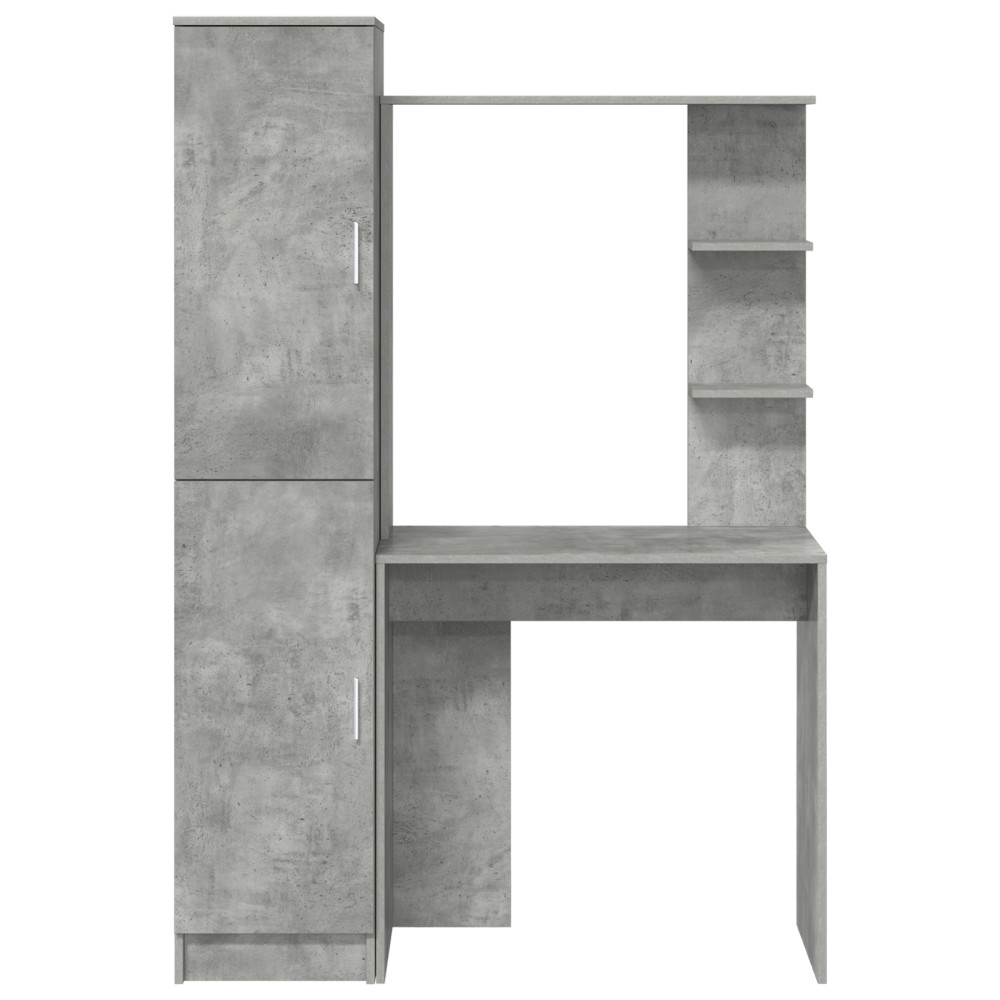 Produktbild för Skrivbord 2 pcs Betonggrå