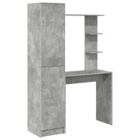 Produktbild för Skrivbord 2 pcs Betonggrå
