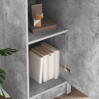 Produktbild för Skrivbord 2 pcs Betonggrå