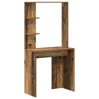 Produktbild för Skrivbord 2 pcs Gammalt trä