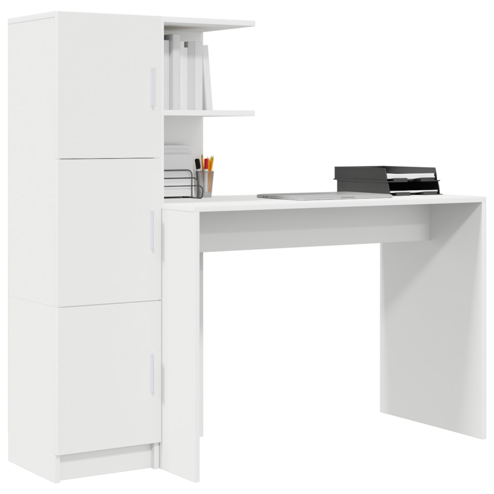Produktbild för Skrivbord 2 pcs Vit