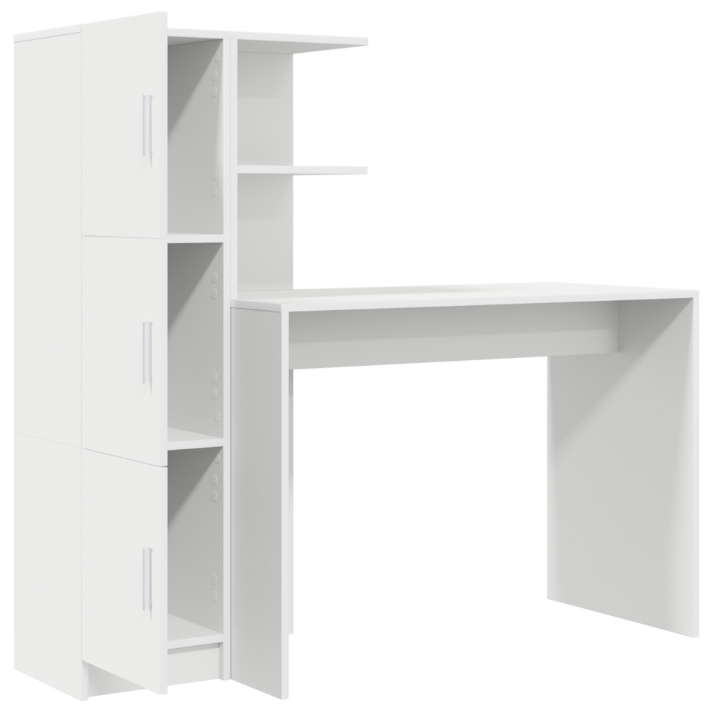 Produktbild för Skrivbord 2 pcs Vit