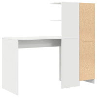 Produktbild för Skrivbord 2 pcs Vit